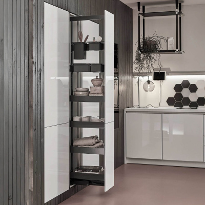2981469846. КОМПЛЕКТ ПВ Юбокс, Диспенса 90° 300 мм, H 1900-2300, Арена ПЬЮР, 4 полки + 2 Юбокс, цвет